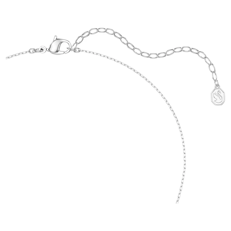 Pendentif Swarovski - Vienna - Plume - Tailles variées - Blanc & Argenté