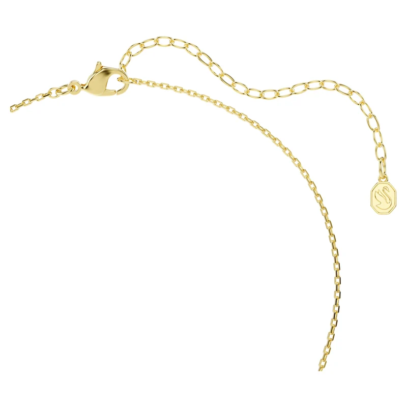 Pendentif Swarovski - Chroma - Taille poire - Longueur ajustable - Bleu & Doré