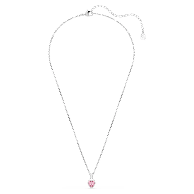 Pendentif Swarovski - Chroma - Tailles variées - Rose & Argenté