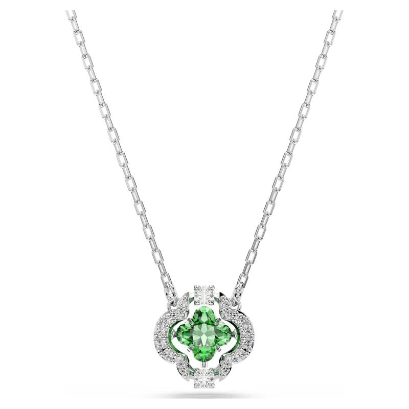 Pendentif Swarovski - Una Angelic - Vert & Argenté