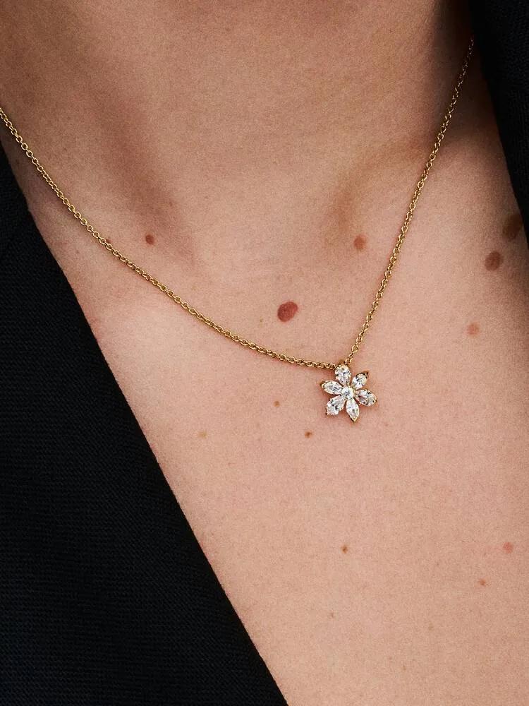 Collier Pendentif Herbier Scintillant Doré | Pandora