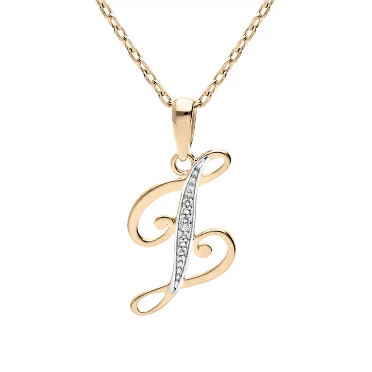 Collier initiale – Plaqué or | Azuline