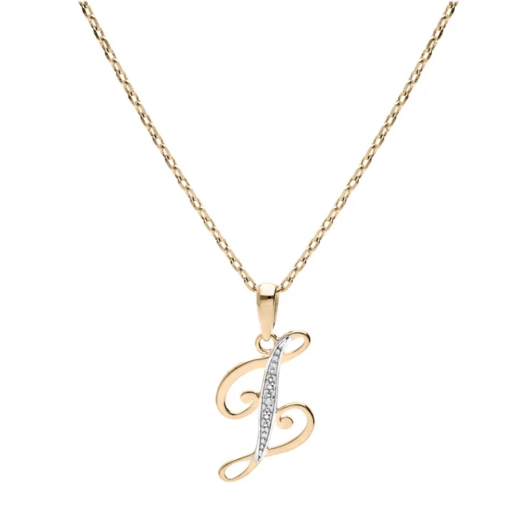 Collier initiale – Plaqué or | Azuline