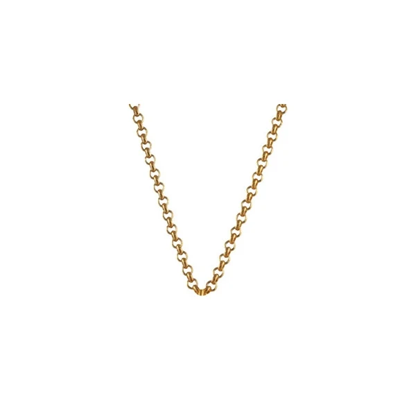 Collier maille petite jaseron – Plaqué or | Azuline