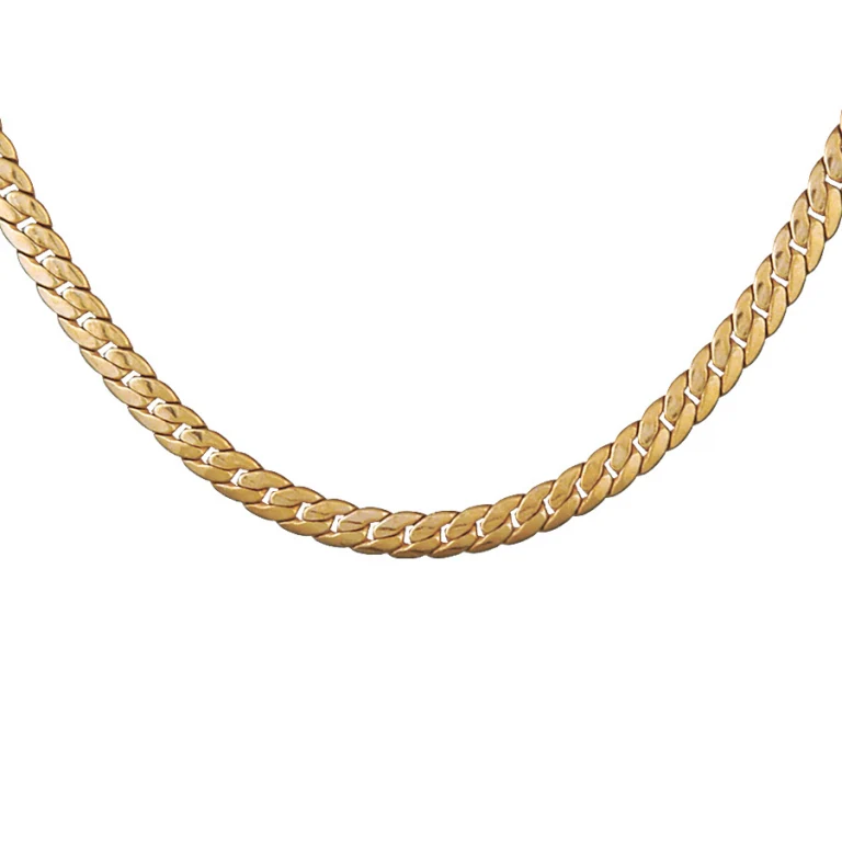 Collier maille texturé – Plaqué or | Azuline