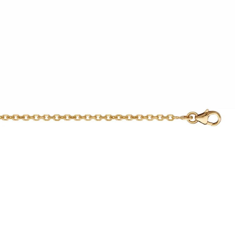 Collier ras de cou forçat 40 cm – Plaqué or | Azuline