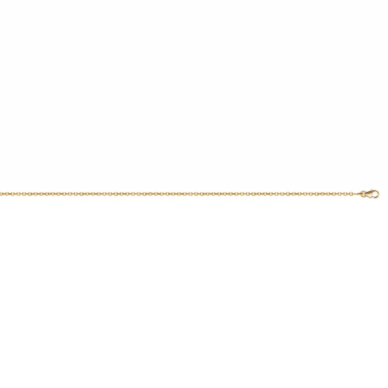 Collier ras de cou forçat 40 cm – Plaqué or | Azuline