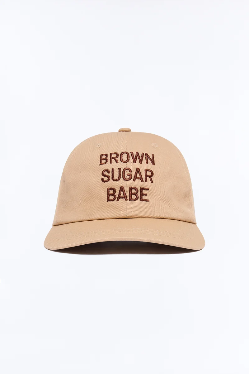 Brown Sugar Babe Baseball Hat - Brown/combo
