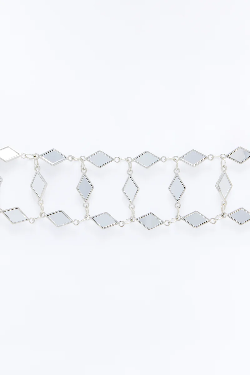 Your Reflection Chain Belt - Silver
