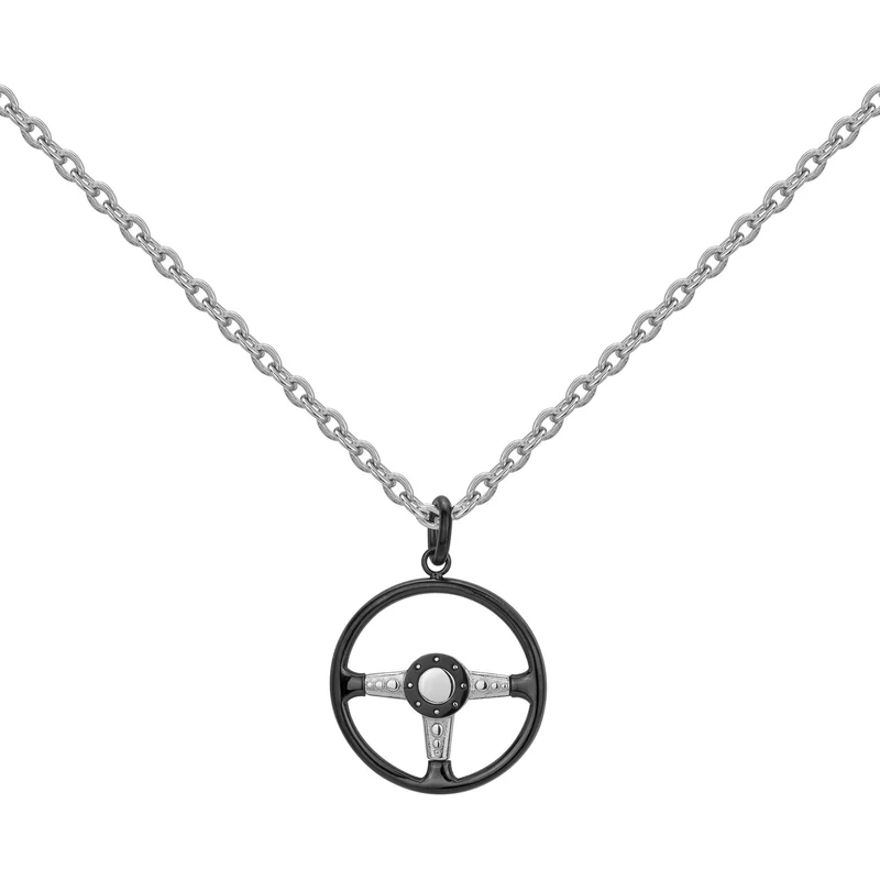 Collier PHEBUS Adriel Homme en Acier | 75-0339