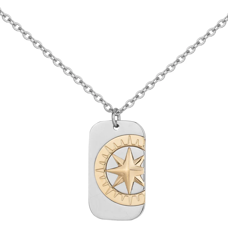 Collier PHEBUS Médaille Zodiaque Homme en Acier | 75-0316