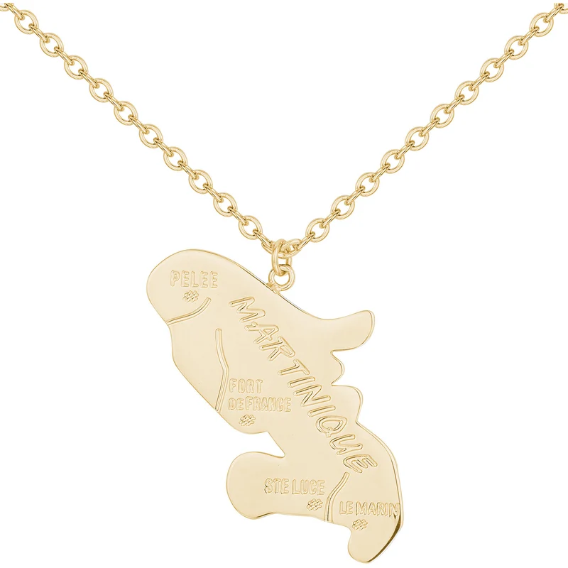Collier PHEBUS Martinique Homme en Acier doré | 75-0306