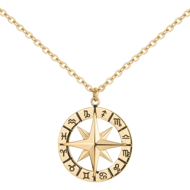 Collier PHEBUS Zodiaque Homme en Acier doré | 75-0301