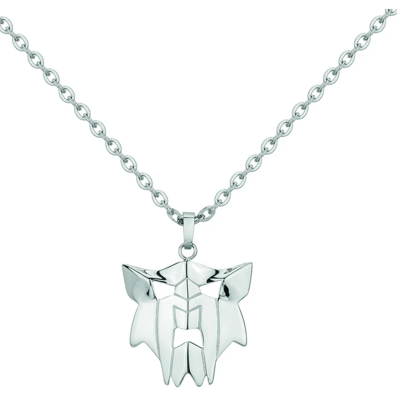 Collier PHEBUS Loup Homme en Acier | 75-0289