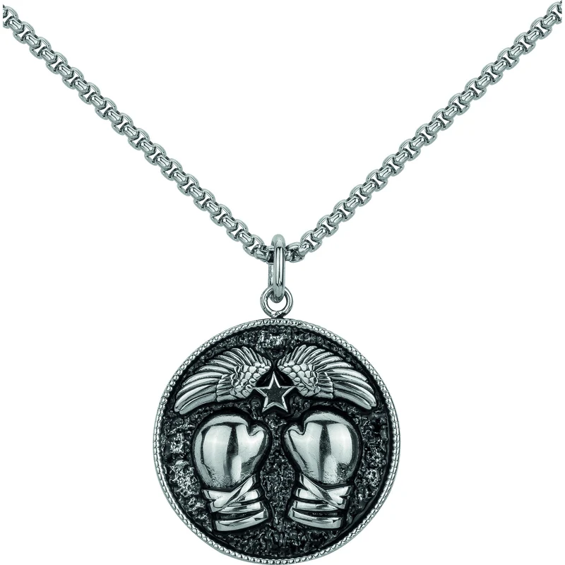 Collier PHEBUS Médaille Boxe Homme en Acier | 75-0282