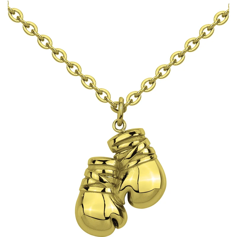 Collier PHEBUS Boxe Homme en Acier doré | 75-0280