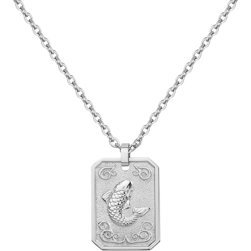 Collier PHEBUS Zodiaque Homme en Acier 316L | 75-0237
