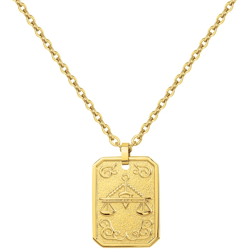 Collier PHEBUS Zodiaque Homme en Acier doré | 75-0226