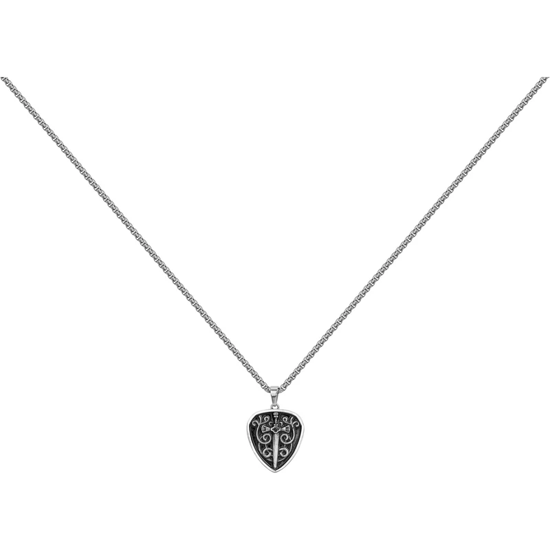 Collier PHEBUS Epée Homme en Acier | 75-0183