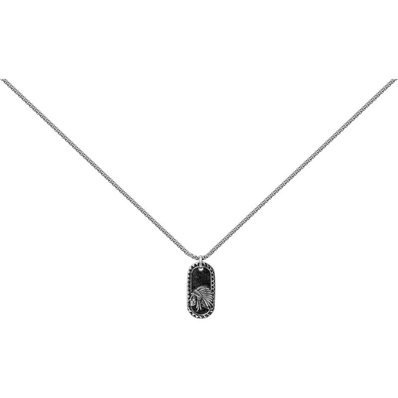 Collier PHEBUS Indien Homme en Acier | 75-0169