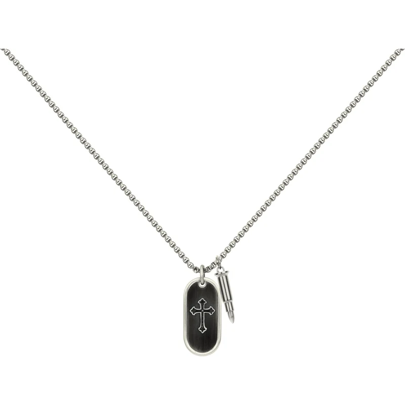 Collier PHEBUS Jin Homme en Acier | 75-0160