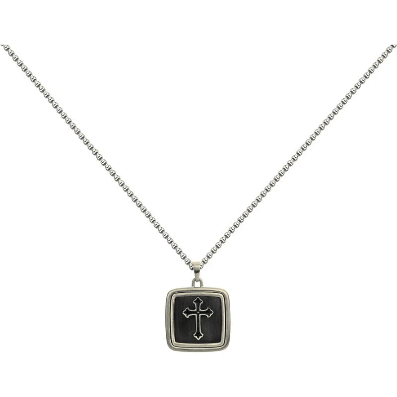 Collier PHEBUS Jin Homme en Acier | 75-0158
