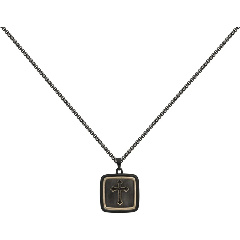 Collier PHEBUS Jin Homme en Acier | 75-0157