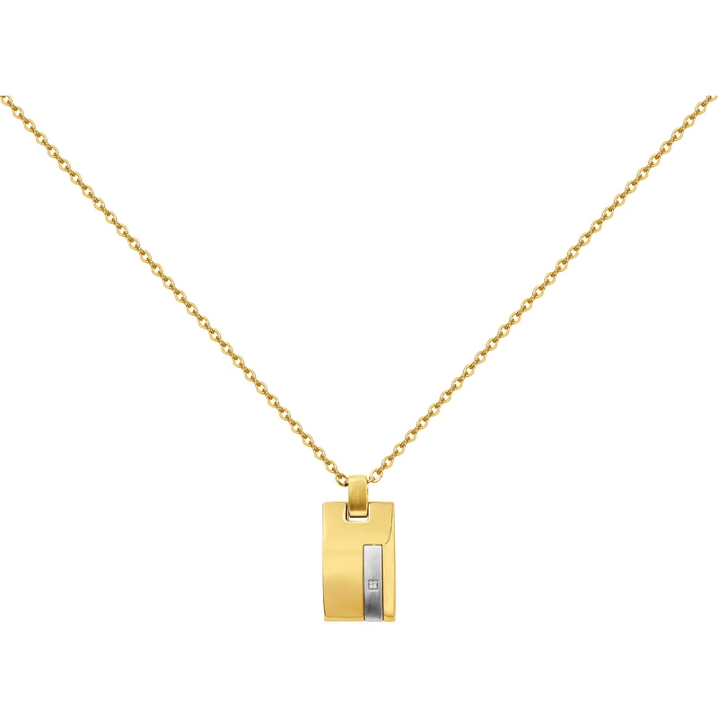 Collier PHEBUS Christiano Homme en Acier doré | 75-0144