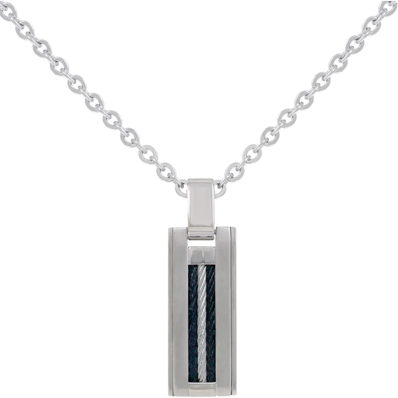 Collier PHEBUS Sasha Homme en Acier | 72-0006-N-G