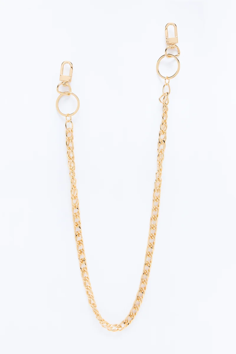 Don't Blame Me Pant Chain - Gold