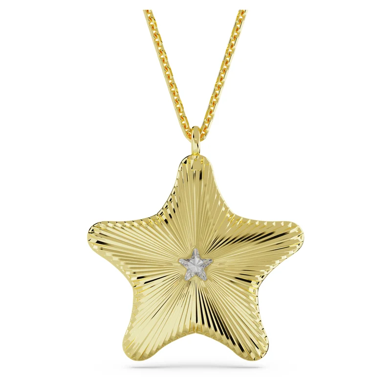 Pendentif Swarovski - SCS - Étoile de mer - Bleu & Doré
