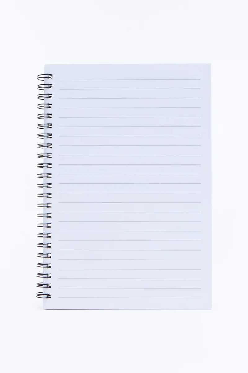 Crap I'll Forget Spiral Notebook - Black/White