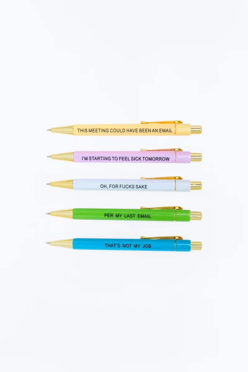 Offensive Pens 5 Pack Set - Multi Color