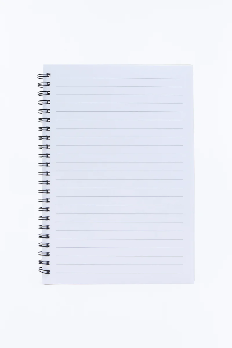 Wow I'm Smart Spiral Notebook - White/Black