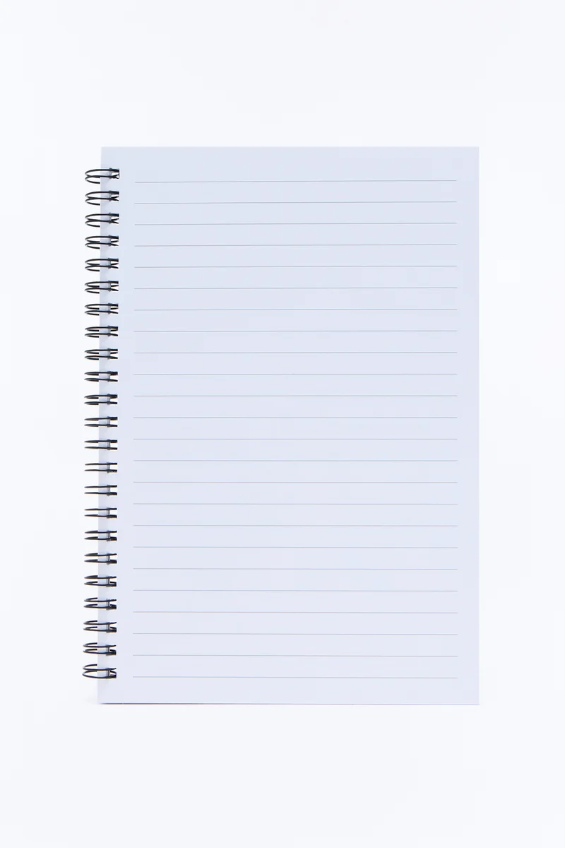 Stuff I Absolutely Need Spiral Notebook - Pink/combo