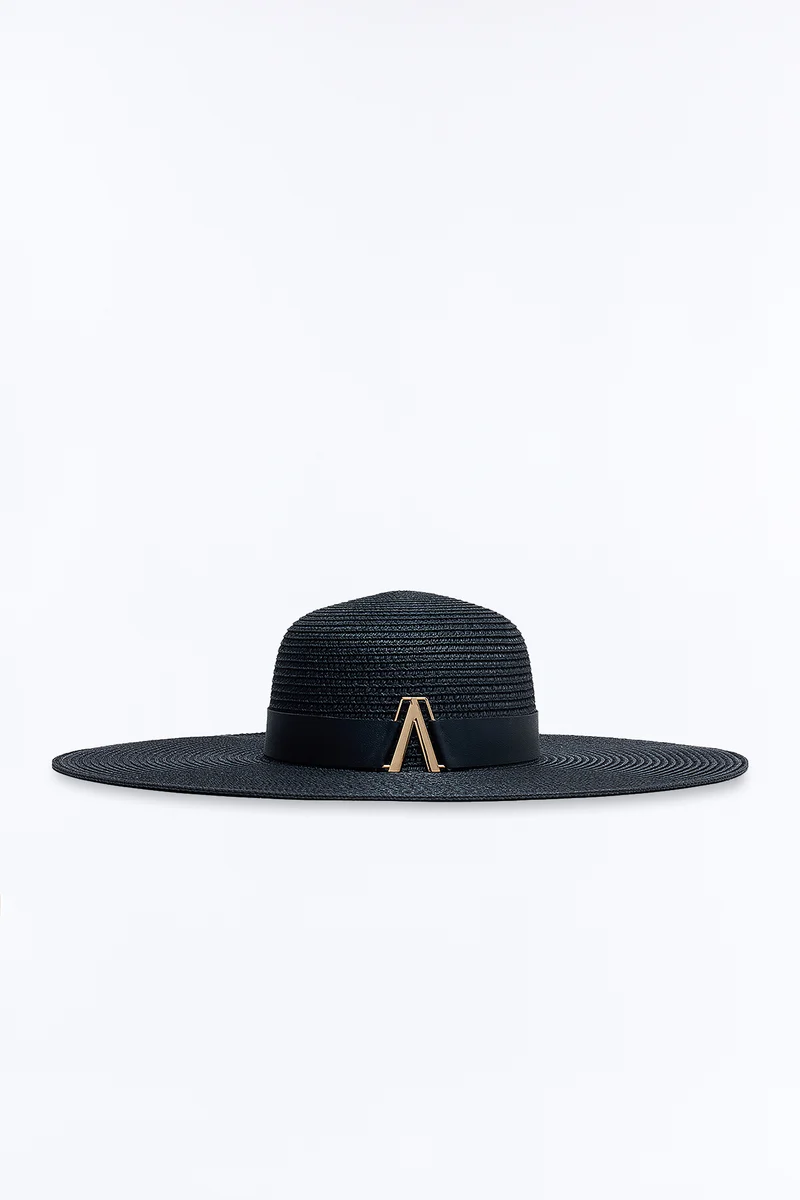 Beach Oasis Sun Hat - Black