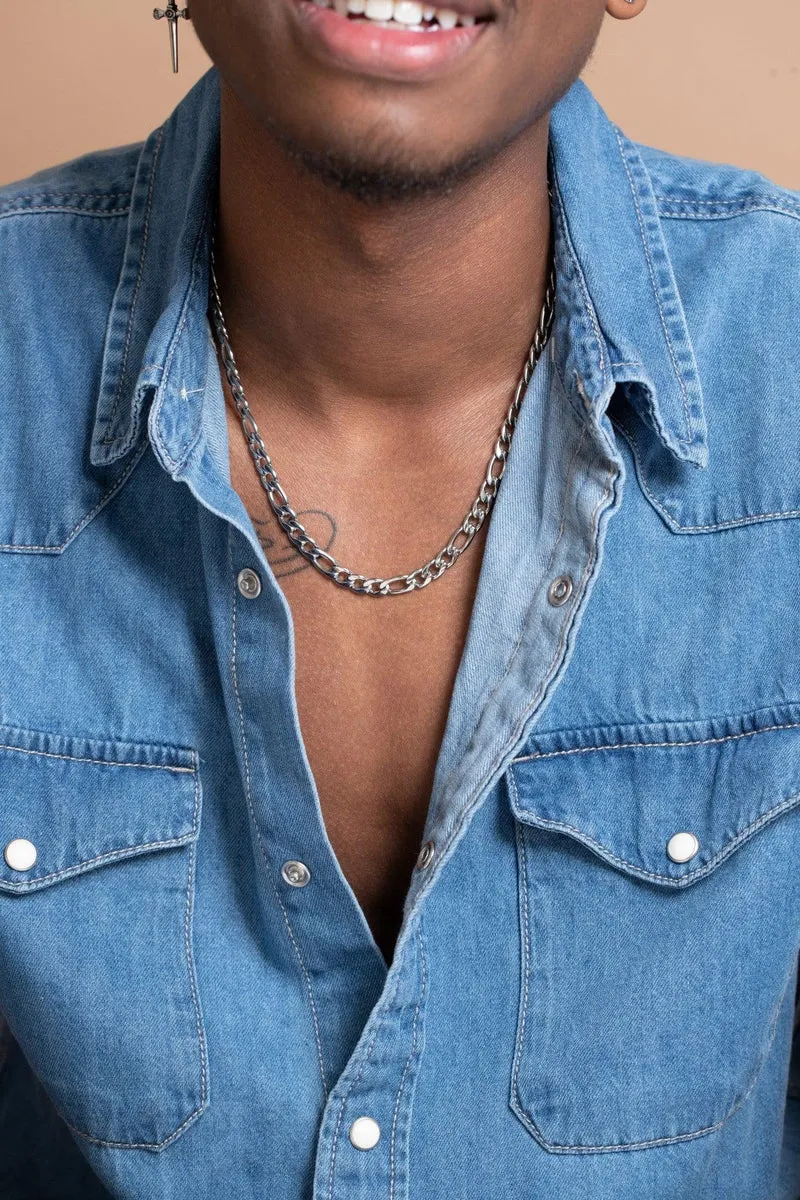 Collier PHEBUS Elio Homme en Acier | 75-0201