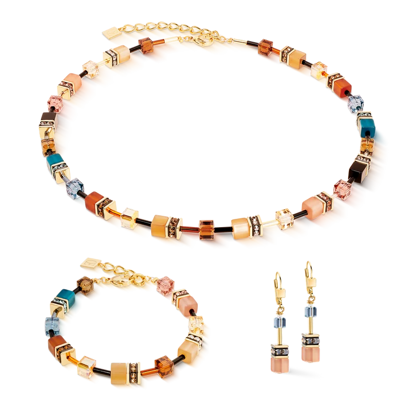 Collier GeoCUBE® Iconic Earth Mirage Or - Cœur de Lion | 2838101131