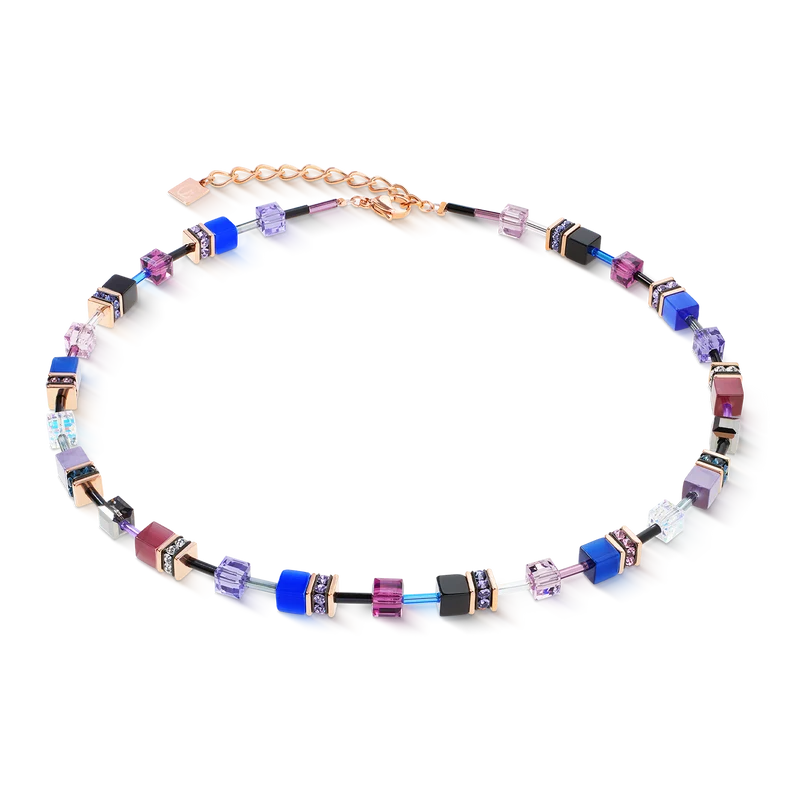 Collier GeoCUBE® Iconic Blue Moon Or Rose - Cœur de Lion | 2838100807