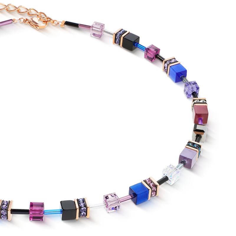 Collier GeoCUBE® Iconic Blue Moon Or Rose - Cœur de Lion | 2838100807