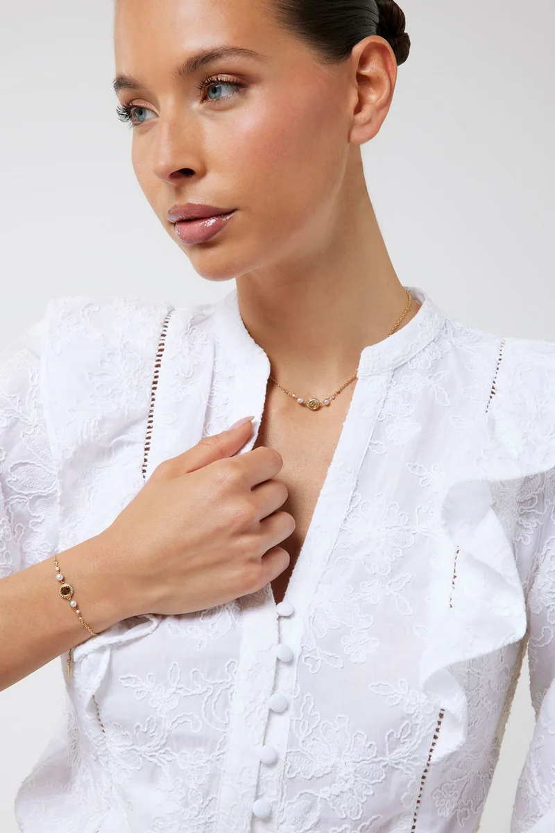 Collier femme Guess Tiny Pearly argent | JUBN05519JW-YG