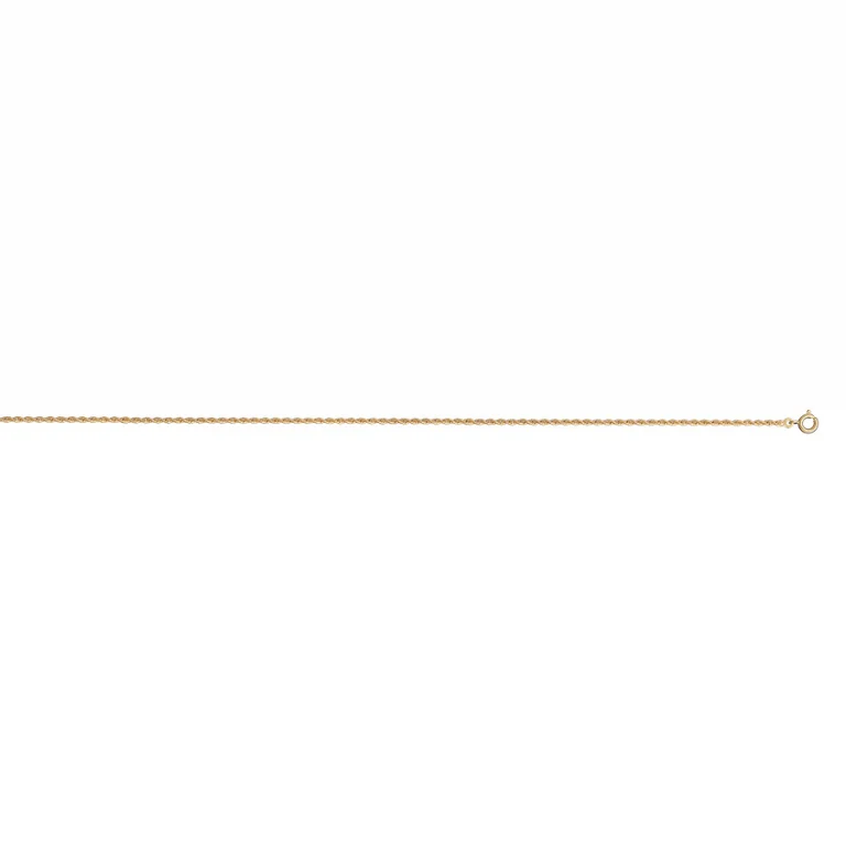 Sautoir maille corde 70 cm – Plaqué or | Azuline