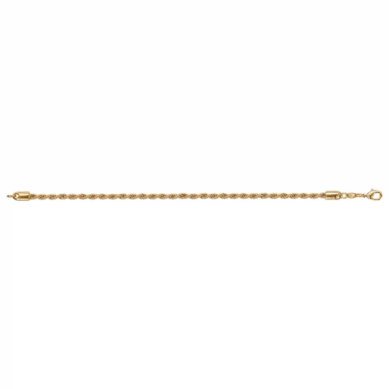 Sautoir maille corde 60 cm – Plaqué or | Azuline