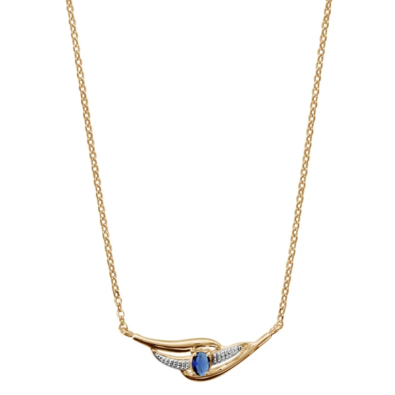 Collier pierre bleue – Plaqué or | Azuline