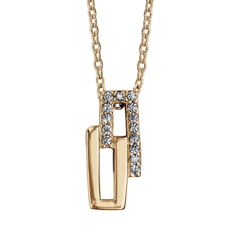 Collier rectangles – Plaqué or | Azuline