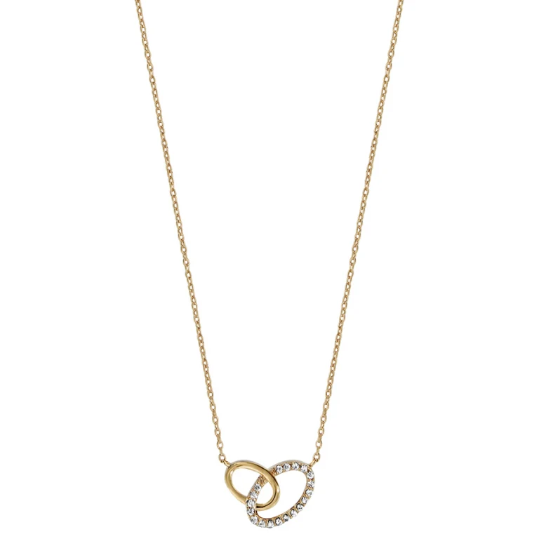 Collier ovales entremelés – Plaqué or | Azuline