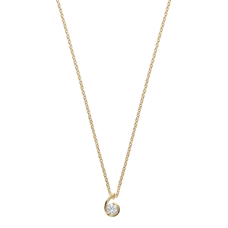 Collier virgule – Plaqué or | Azuline