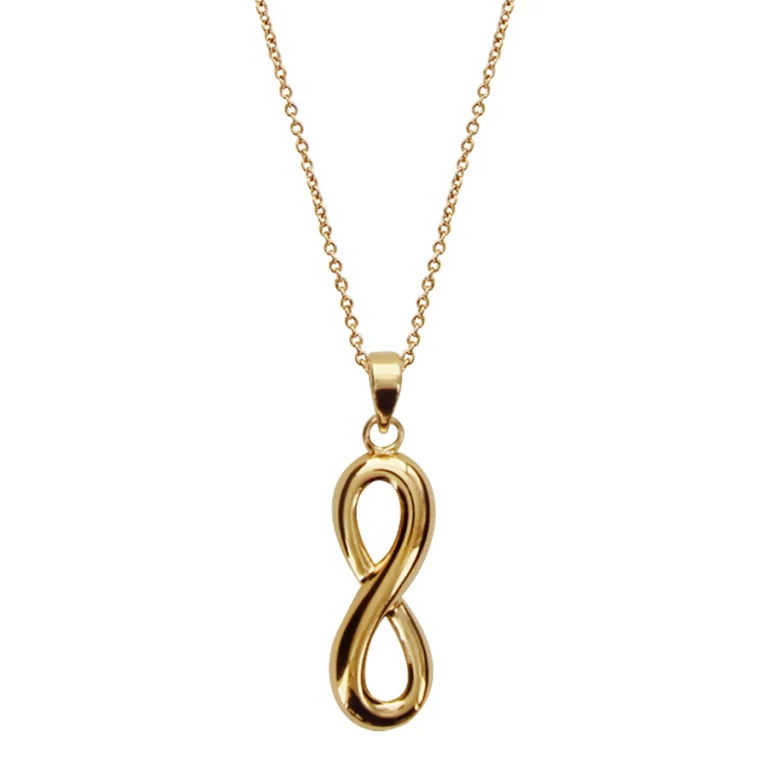 Collier forme huit (infini) – Plaqué or | Azuline
