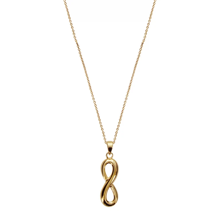 Collier forme huit (infini) – Plaqué or | Azuline