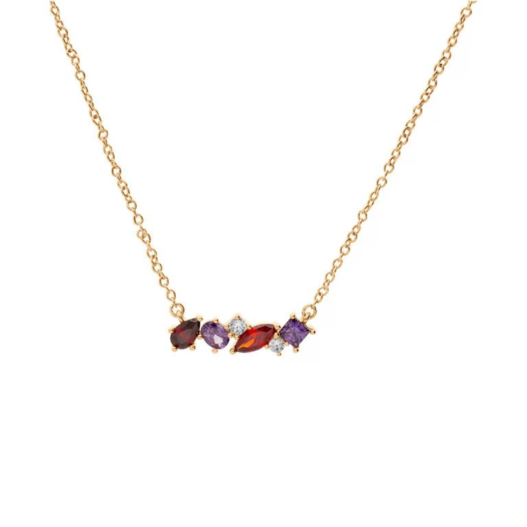 Collier multi couleurs – Plaqué or | Azuline